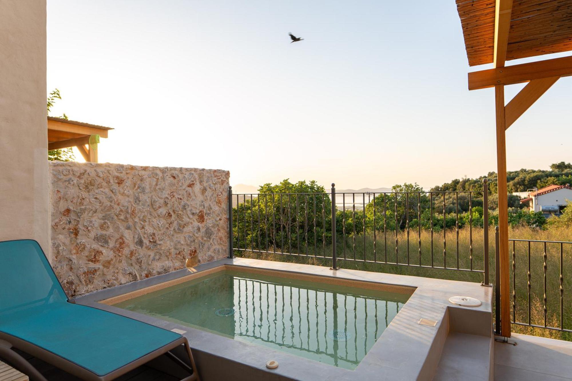 Villa Rosa - Luxury Villas With Panoramic Views Lagoudi Zia Extérieur photo