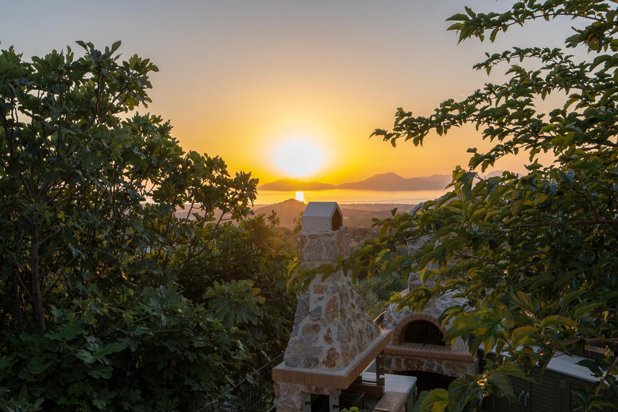 Villa Rosa - Luxury Villas With Panoramic Views Lagoudi Zia Extérieur photo