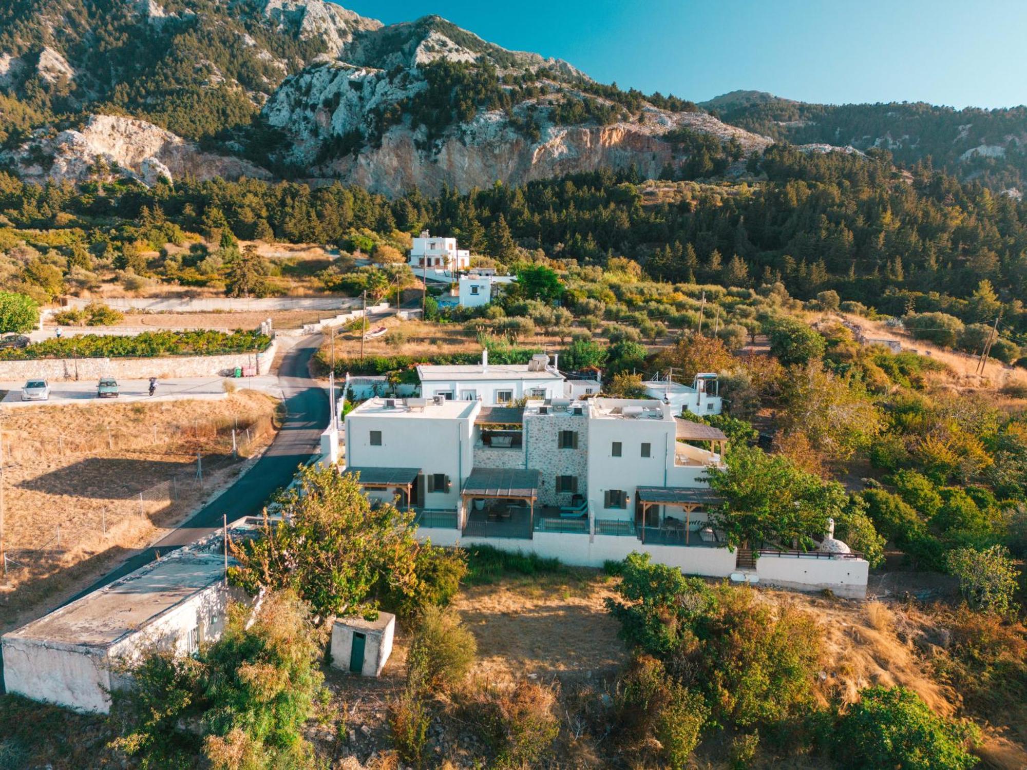 Villa Rosa - Luxury Villas With Panoramic Views Lagoudi Zia Extérieur photo