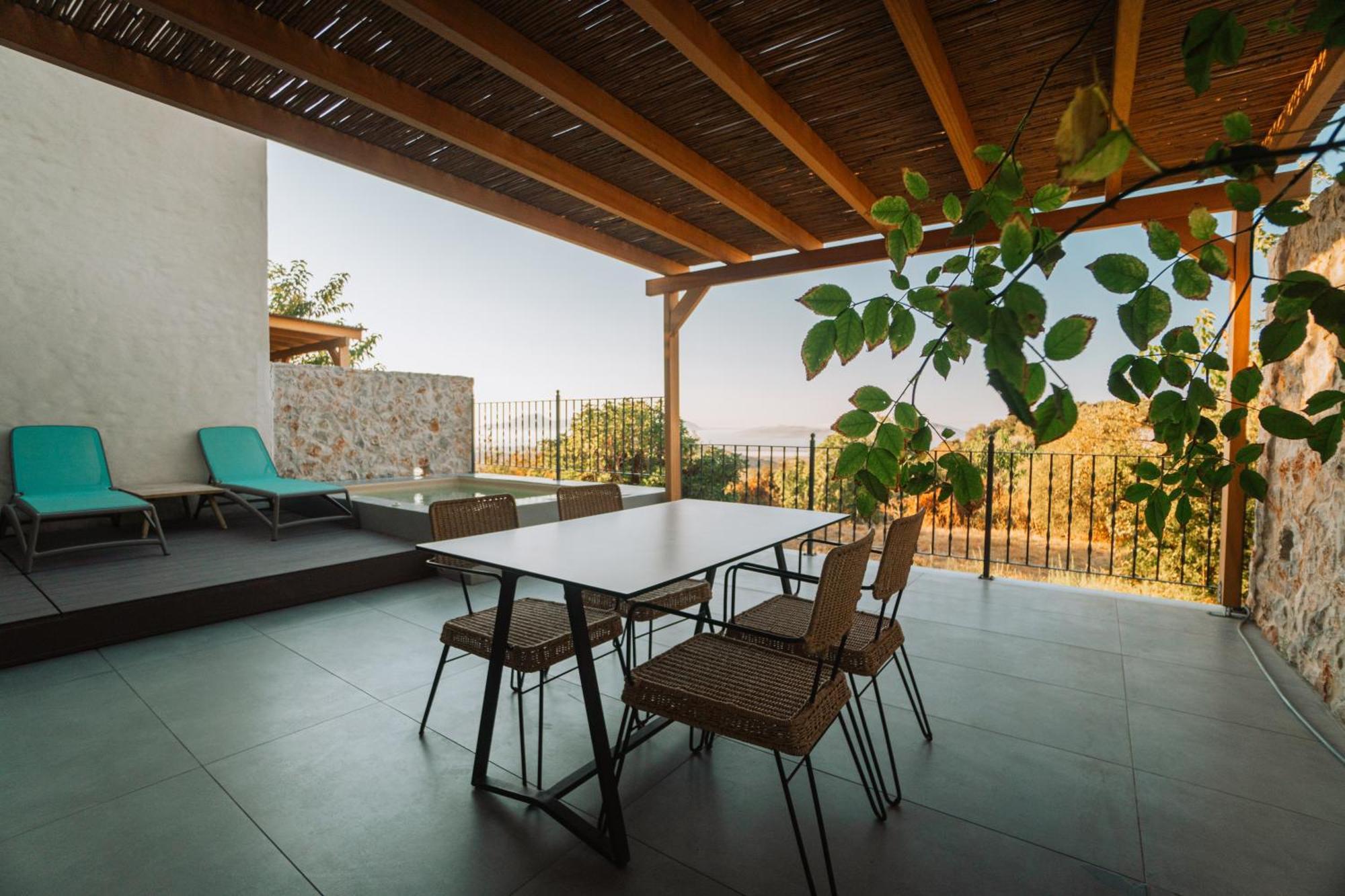 Villa Rosa - Luxury Villas With Panoramic Views Lagoudi Zia Extérieur photo