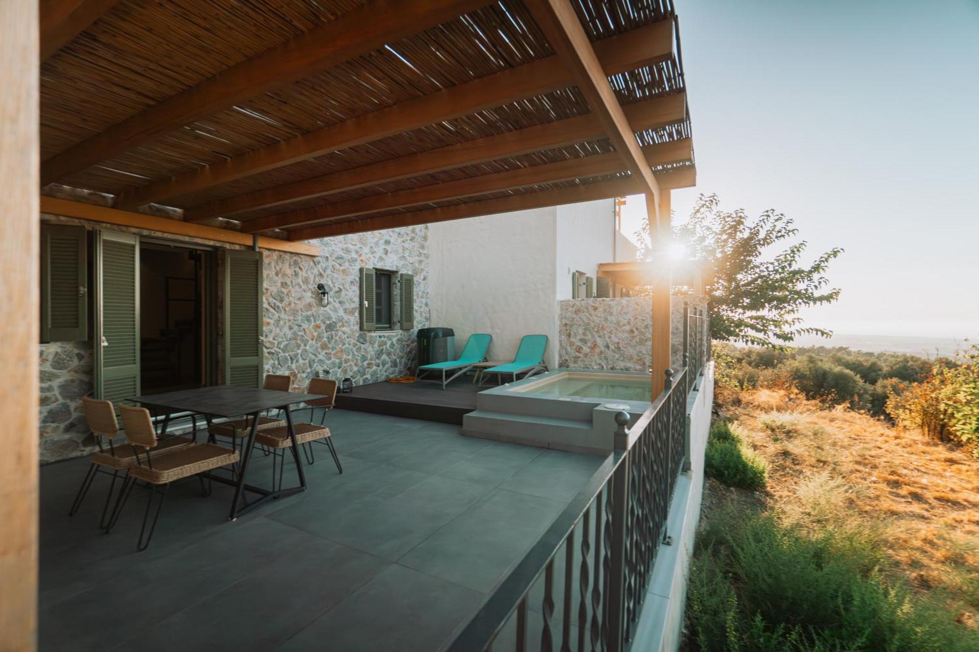 Villa Rosa - Luxury Villas With Panoramic Views Lagoudi Zia Extérieur photo