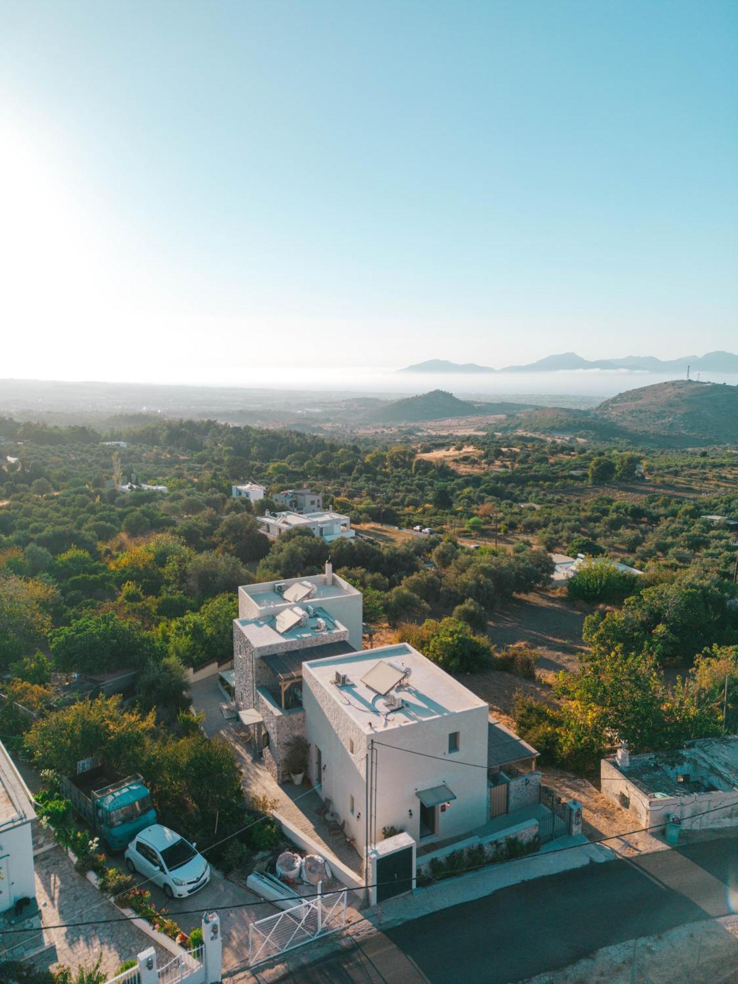Villa Rosa - Luxury Villas With Panoramic Views Lagoudi Zia Extérieur photo